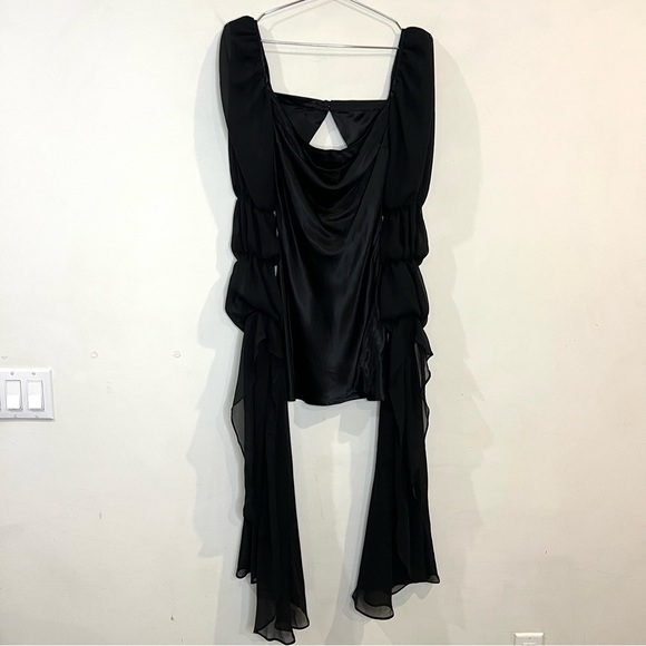 SOLD For Love and Lemons black willow mini dress size XXS - Picture 3 of 12